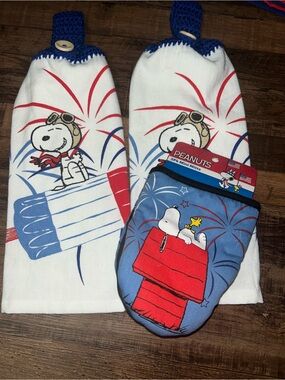 Peanuts Snoopy 4th of July Kitchen Set